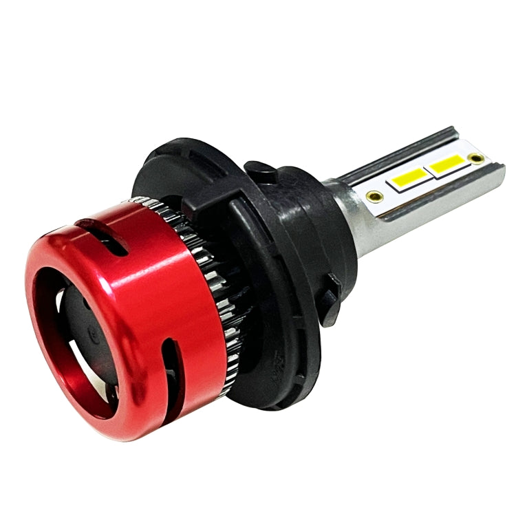 1 Pair F10 H13 DC9-23V / 24W / 2500LM / 6000K IP67 Car LED 3570 Lamp Beads Headlight(White Light)