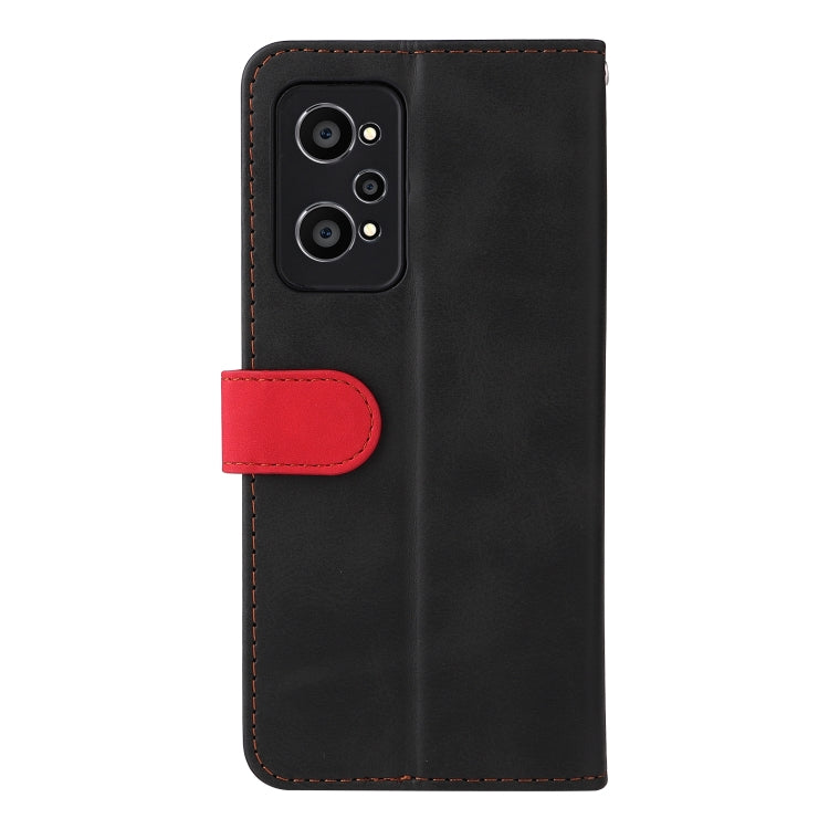 For OPPO Realme GT Neo2 Business Stitching-Color Horizontal Flip PU Leather Phone Case