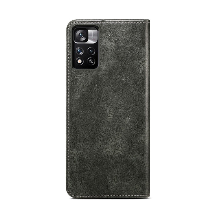 For Xiaomi Redmi Note 11 Pro / 11 Pro+ Oil Wax Texture Flip Leather Phone Case with Card Slots & Wallet