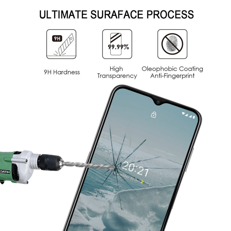 25 PCS Full Glue Cover Screen Protector Tempered Glass Film For Nokia G20