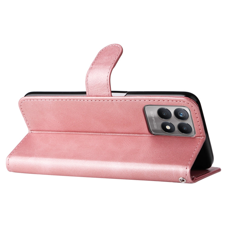 For OPPO Realme 8i Calf Texture Zipper Horizontal Flip Leather Phone Case