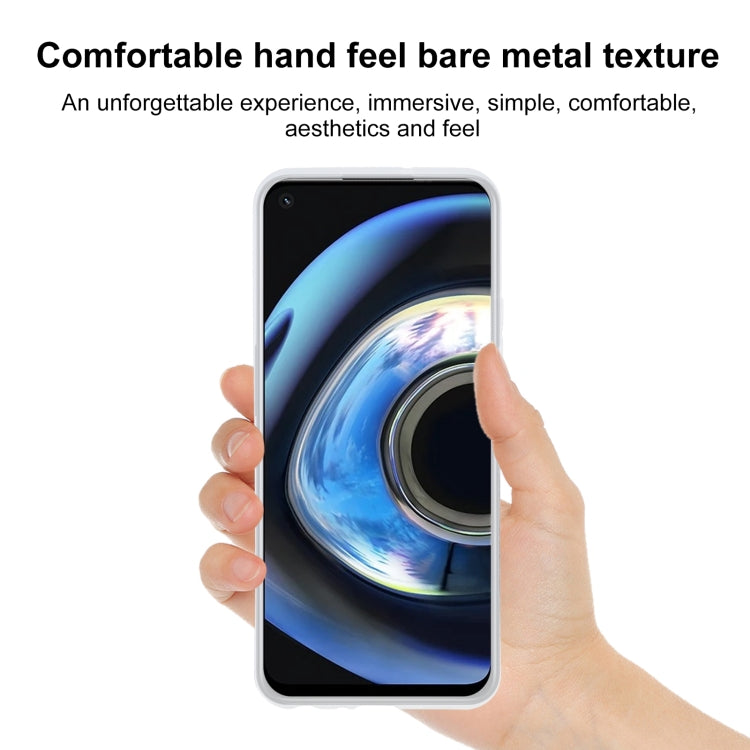 TPU Phone Case For OPPO Realme Q3 5G(Matte White)