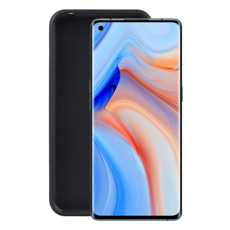TPU Phone Case For OPPO Reno4 Pro(Matte Black)