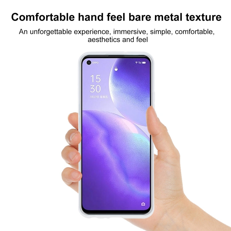 TPU Phone Case For OPPO Reno5 K(Transparent White)