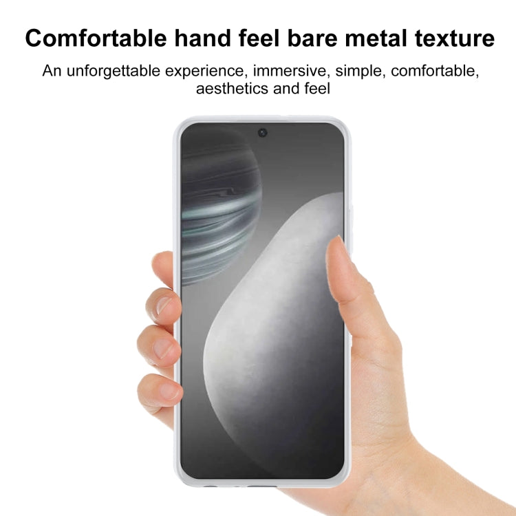 TPU Phone Case For vivo iQOO 7(Transparent White)