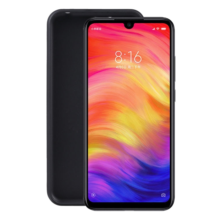 TPU Phone Case For Xiaomi Redmi Note 7 Pro(Frosted Black)