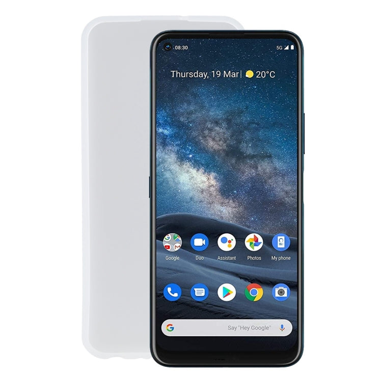 TPU Phone Case For Nokia 8.3 5G(Matte White)