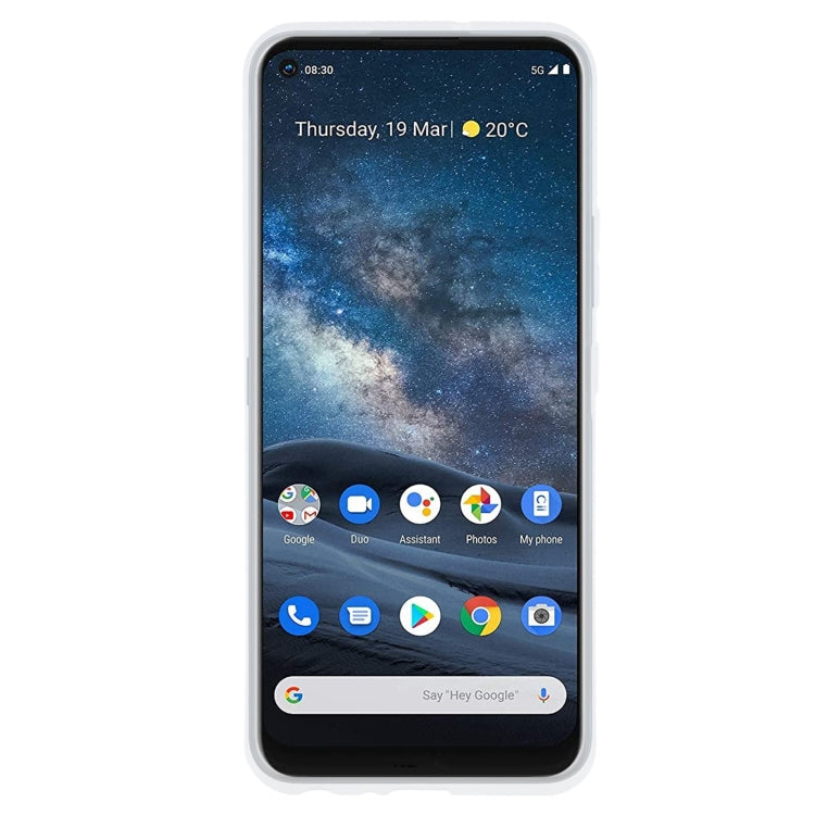 TPU Phone Case For Nokia 8.3 5G(Matte White)