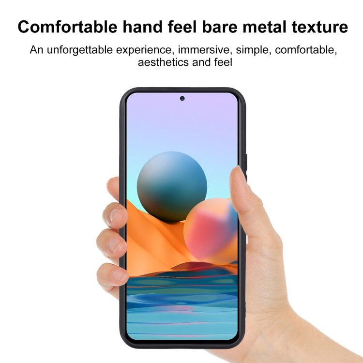 TPU Phone Case For Xiaomi Redmi Note 10 Pro (India)(Pudding Black)