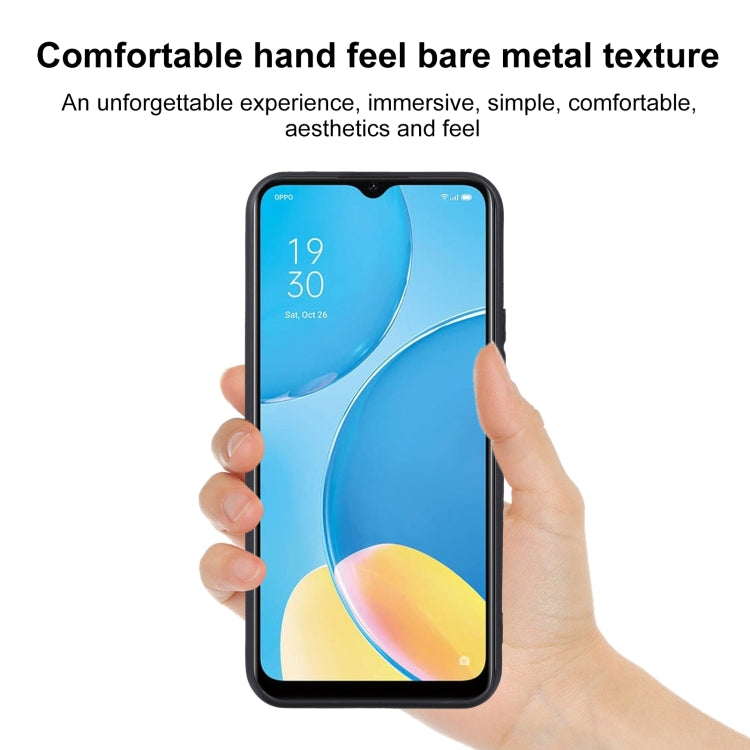 TPU Phone Case For OPPO A15s(Frosted Black)