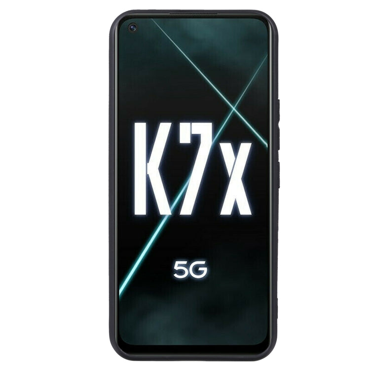 TPU Phone Case For OPPO K7x(Frosted Black)