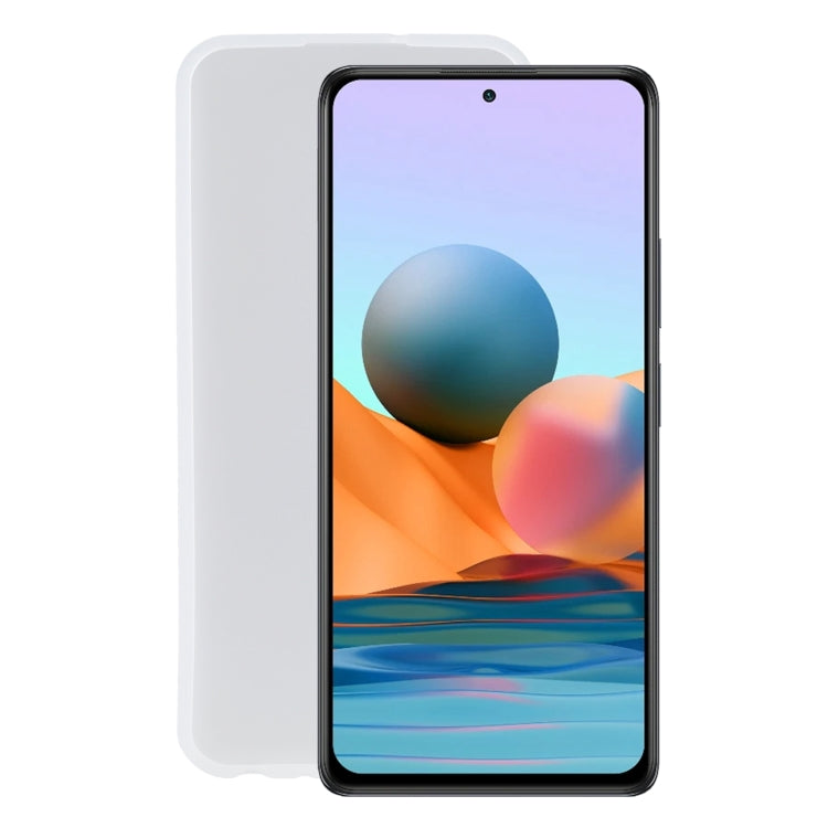 TPU Phone Case For Xiaomi Redmi Note 10 Pro 5G(Frosted White)