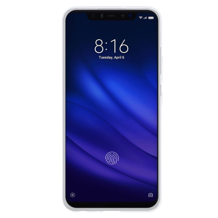 TPU Phone Case For Xiaomi Mi 8 Pro(Transparent White)
