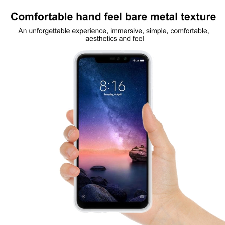 TPU Phone Case For Xiaomi Redmi Note 6 Pro(Transparent White)