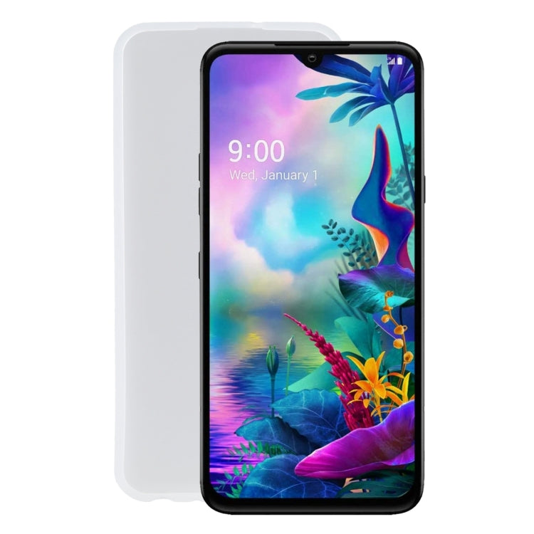 TPU Phone Case For LG G8X ThinQ(Transparent White)