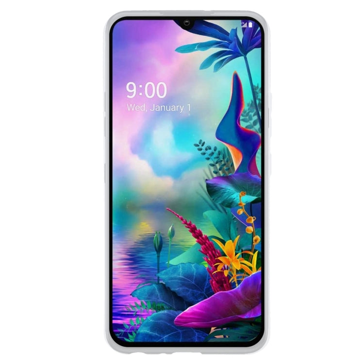 TPU Phone Case For LG G8X ThinQ(Transparent White)