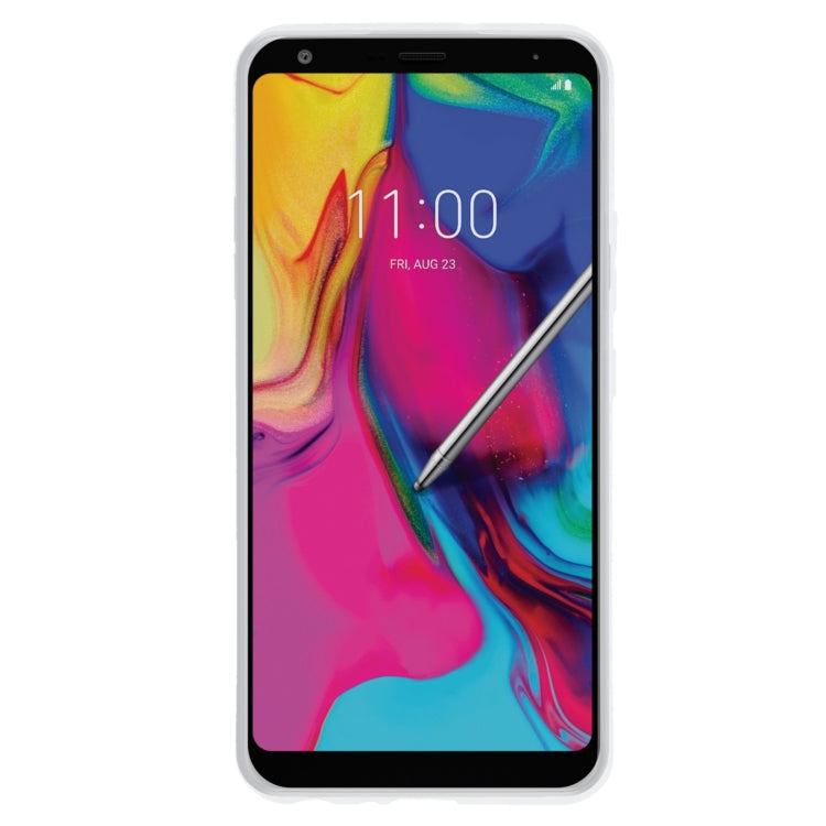 TPU Phone Case For LG Stylo 5(Transparent White)