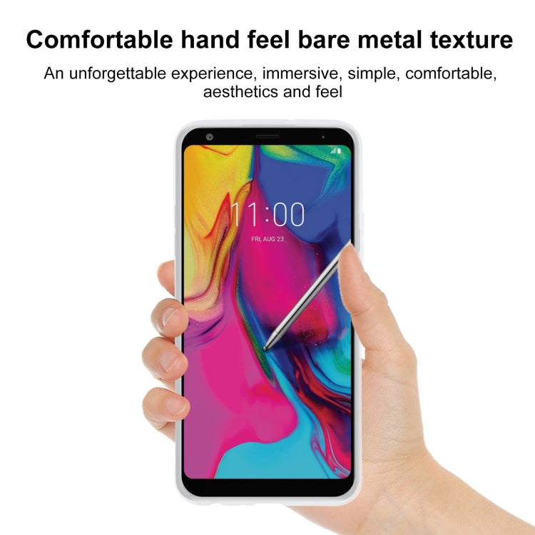 TPU Phone Case For LG Stylo 5(Transparent White)