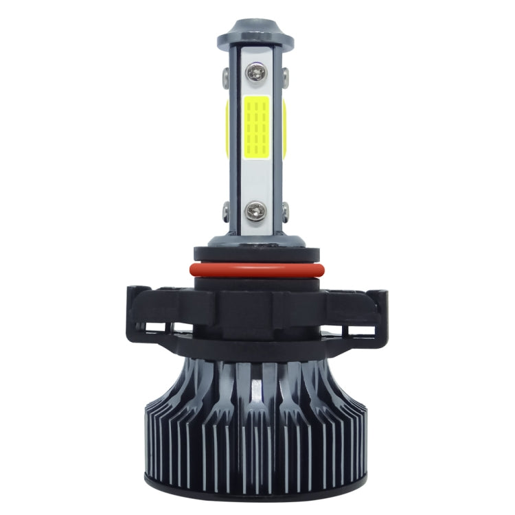 1 Pair V7 5202 DC9-36V / 22W / 2200LM / 6000K IP68 Car LED COB Lamp Beads Headlight(White Light)