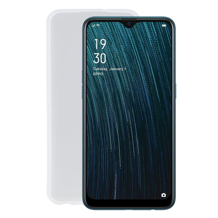 TPU Phone Case For OPPO A5s / AX5s(Frosted White)