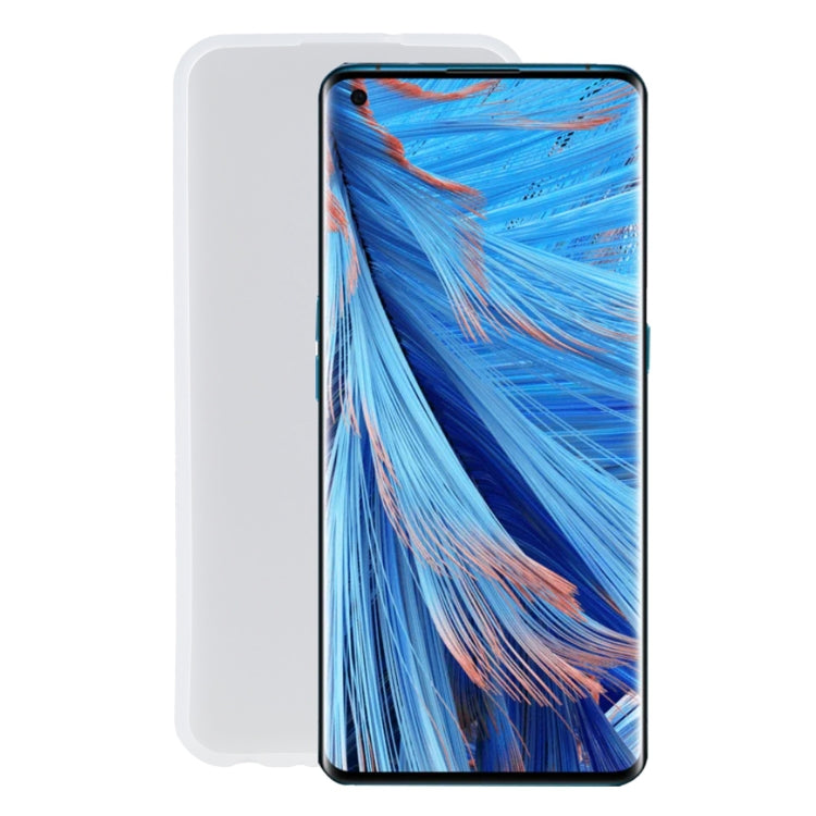TPU Phone Case For OPPO Find X2(Frosted White)
