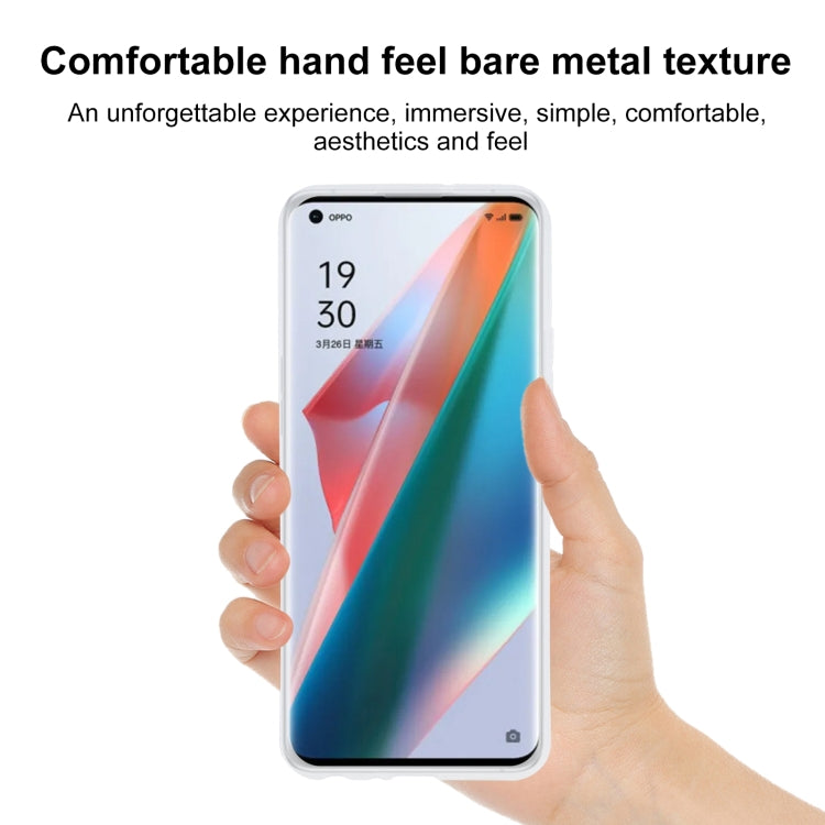 TPU Phone Case For OPPO Find X3(Frosted White)