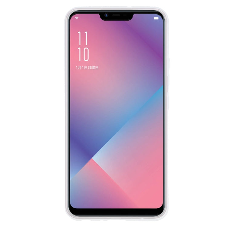 TPU Phone Case For OPPO R15 Neo / AX5(Frosted White)
