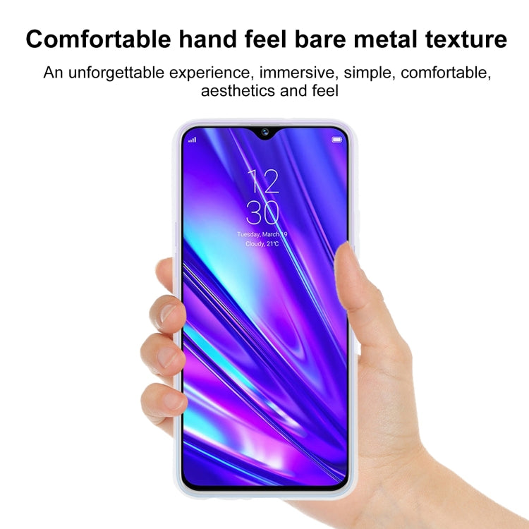 TPU Phone Case For OPPO Realme Q(Frosted White)