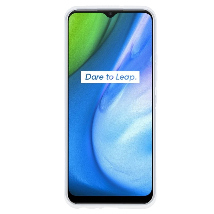 TPU Phone Case For OPPO Realme Q2i(Frosted White)