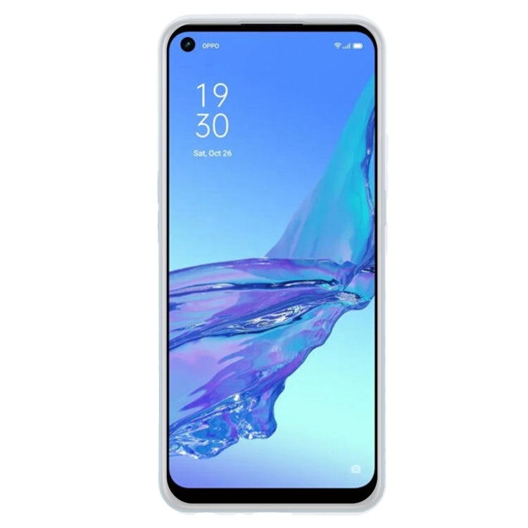 TPU Phone Case For OPPO A32(Transparent White)