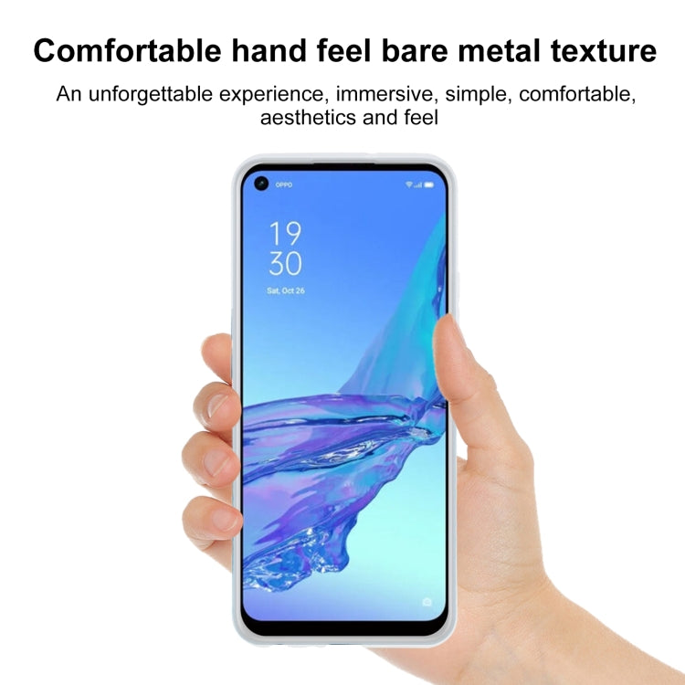 TPU Phone Case For OPPO A32(Transparent White)