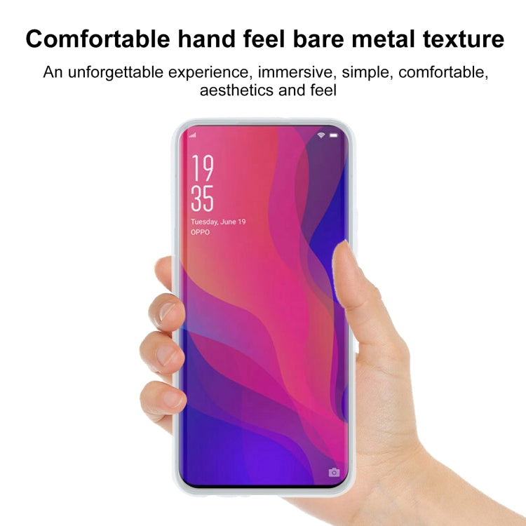 TPU Phone Case For OPPO Find X(Transparent White)