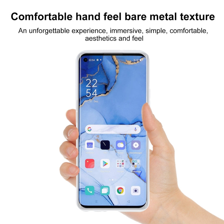 TPU Phone Case For OPPO Find X2 Neo(Transparent White)
