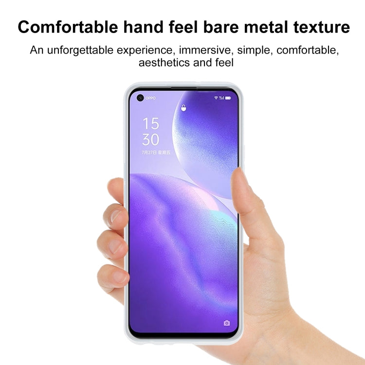 TPU Phone Case For OPPO Find X3 Lite(Transparent White)