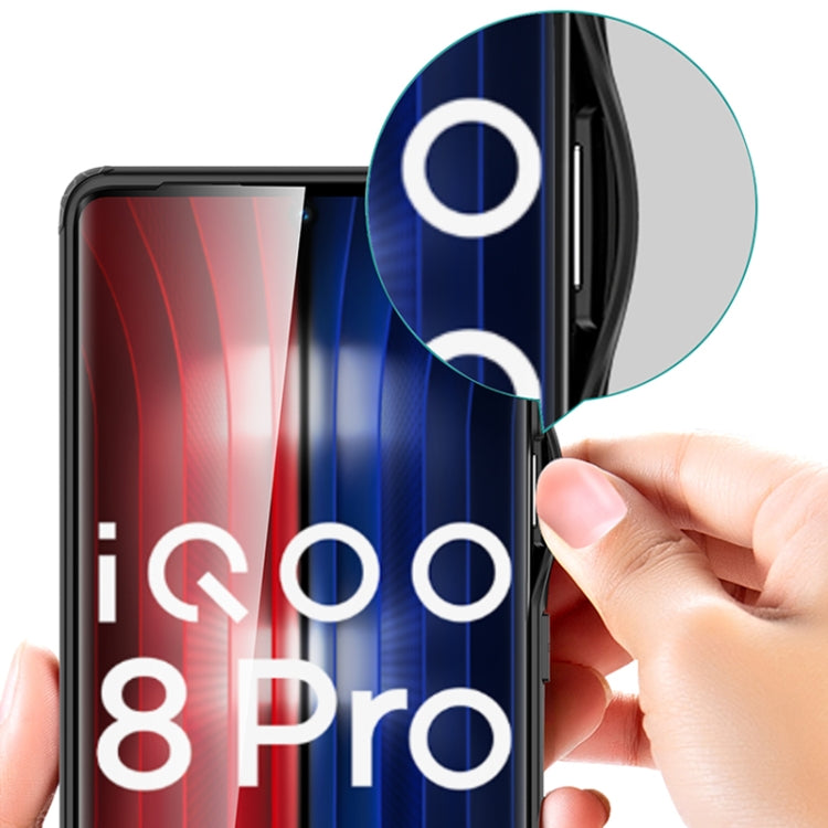 For vivo iQOO 8 Pro Four-corner Shockproof TPU + PC Phone Case