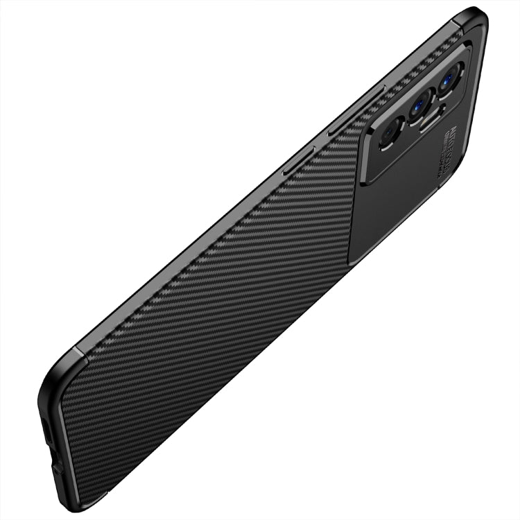 For vivo S10e Carbon Fiber Texture Shockproof TPU Phone Case