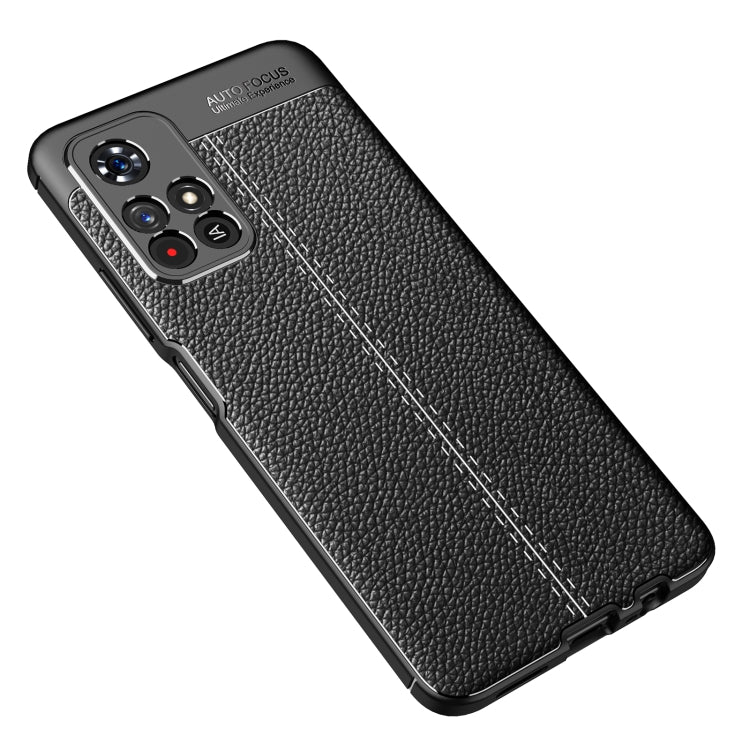 For Xiaomi Redmi Note 11 Litchi Texture TPU Shockproof Phone Case