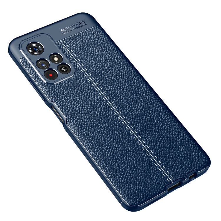 For Xiaomi Redmi Note 11 Litchi Texture TPU Shockproof Phone Case