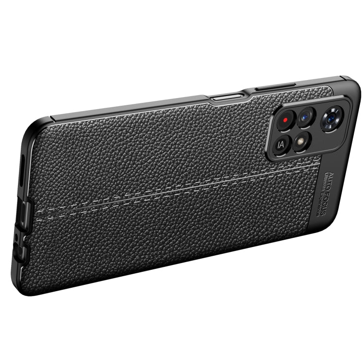 For Xiaomi Redmi Note 11 Litchi Texture TPU Shockproof Phone Case