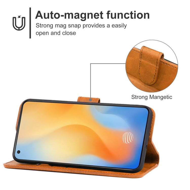 For vivo X50 5G Leather Phone Case