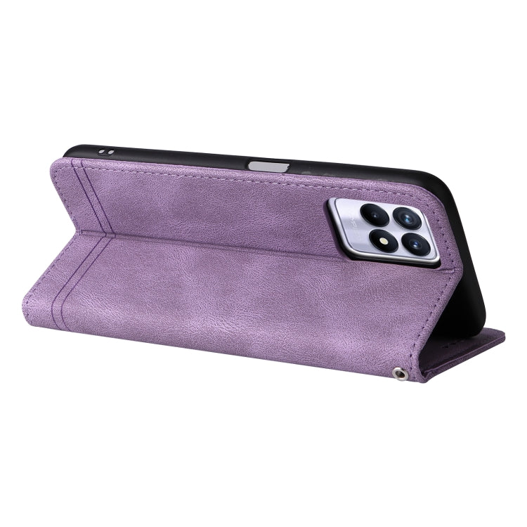 For OPPO Realme 8i Skin Feel Life Tree Metal Button Horizontal Flip Leather Phone Case