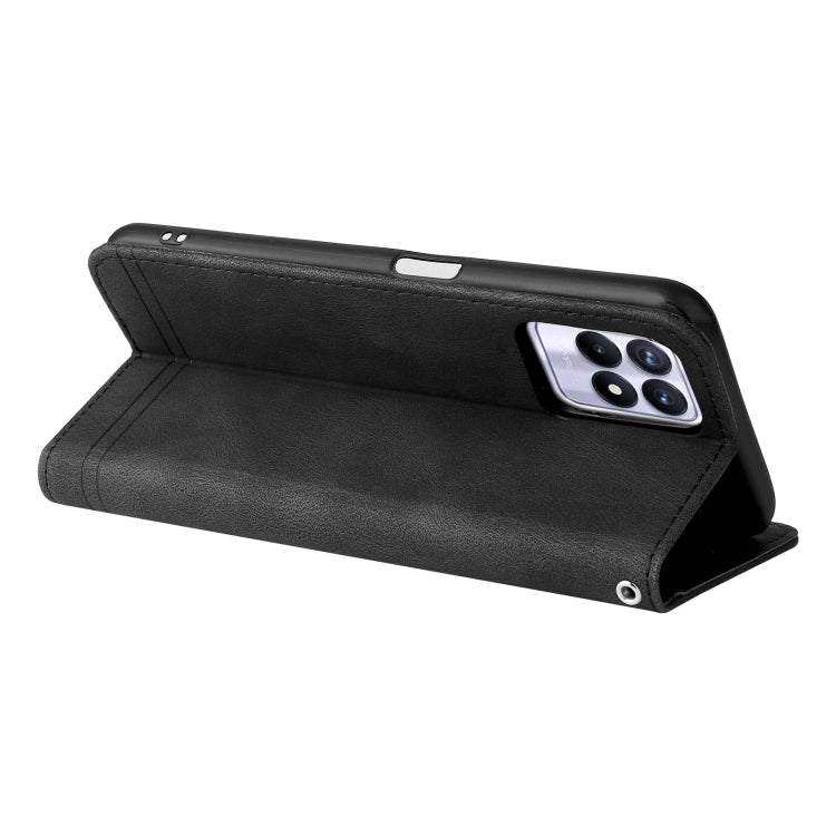 For OPPO Realme 8i Skin Feel Life Tree Metal Button Horizontal Flip Leather Phone Case