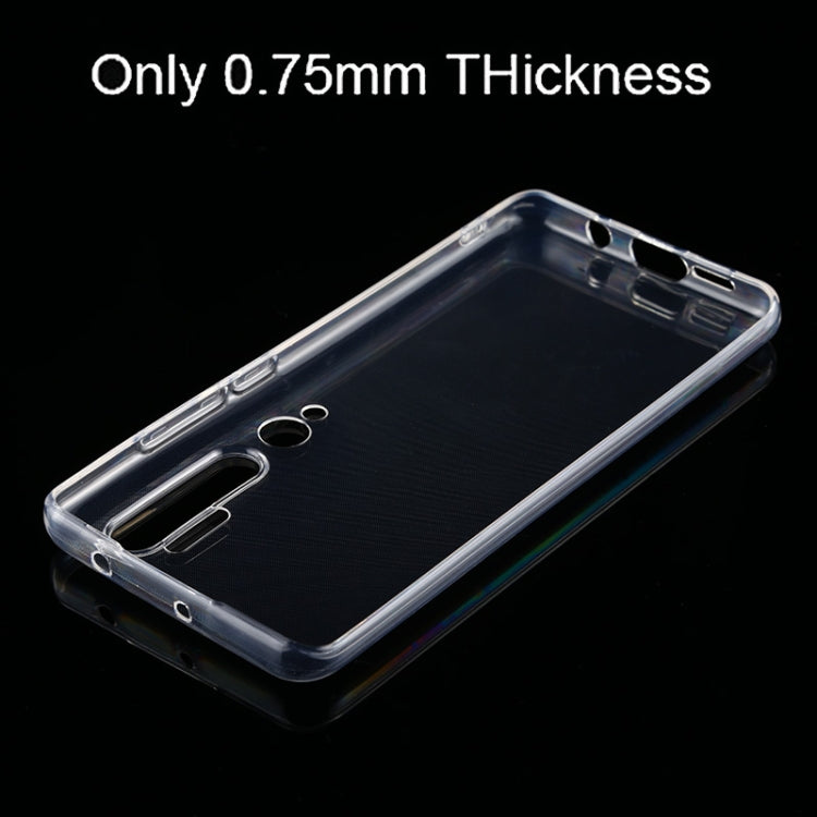 For Xiaomi CC9 Pro 0.75mm Ultra Thin Transparent TPU Case