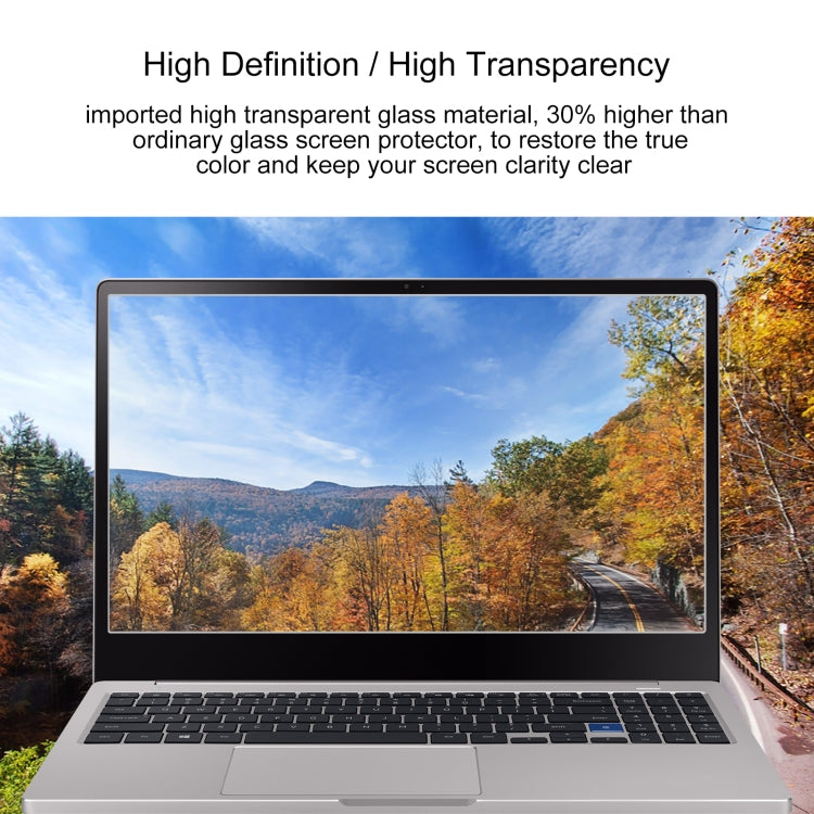 Laptop Screen HD Tempered Glass Protective Film For Samsung Galaxy 950XBE-X01 15.6 inch