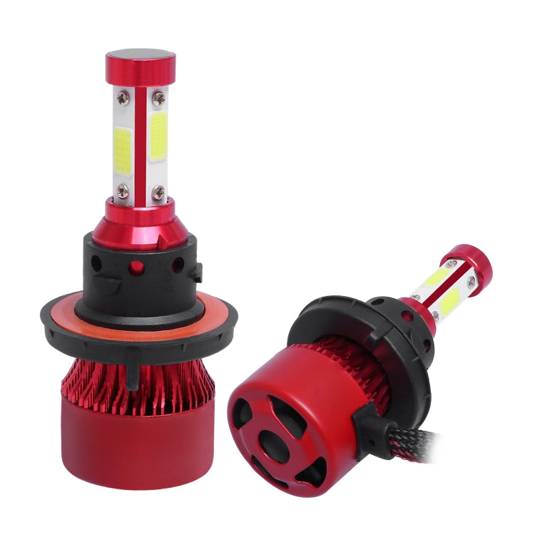 1 Pair X7 H13 DC12V / 22W / 2200LM / 6500K IP67 Car LED COB Lamp Beads Headlight(White Light)