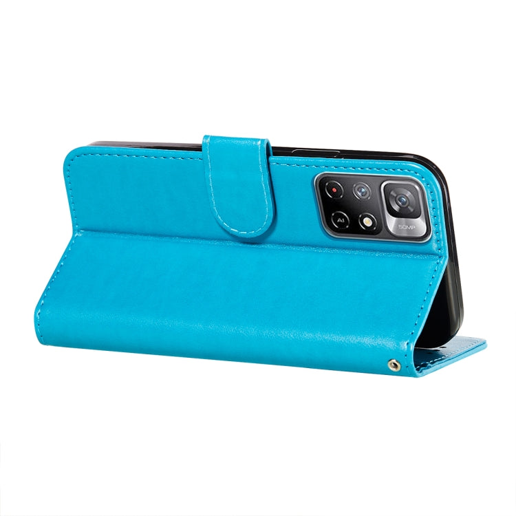 For Xiaomi Redmi Note 11 Flower Vine Embossing Pattern Horizontal Flip Leather Phone Case with Card Slot & Holder & Wallet & Lanyard