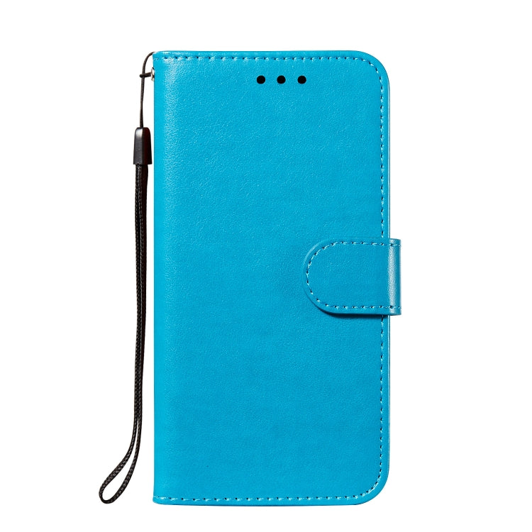For Xiaomi Redmi Note 11 Solid Color Leather Phone Case with Holder & Card Slots & Wallet & Lanyard
