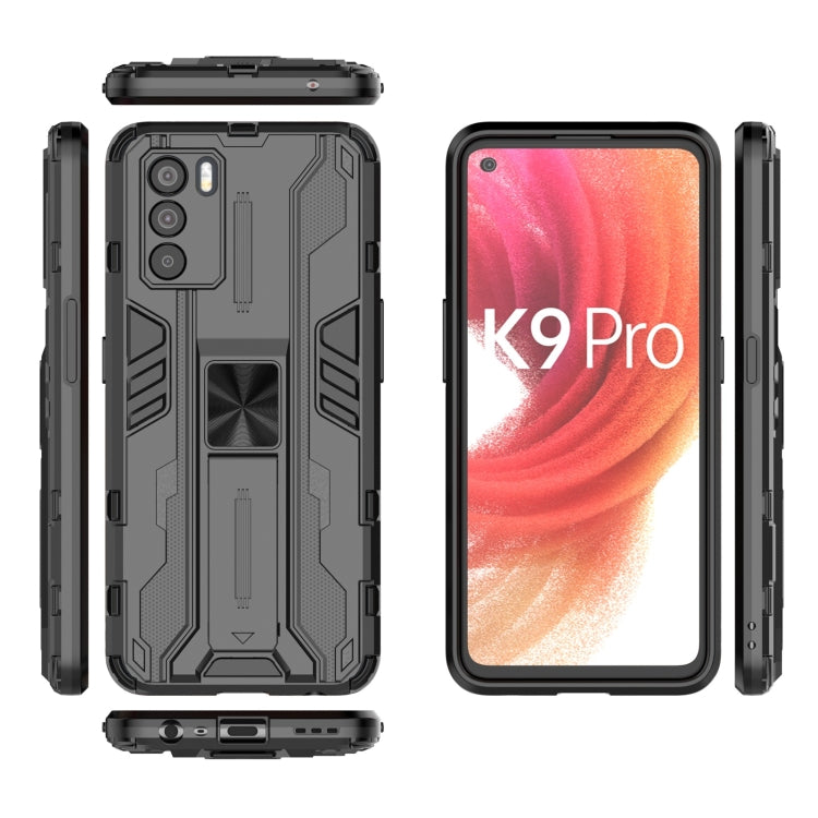 For OPPO K9 Pro Supersonic PC + TPU Shock-proof Phone Case with Holder