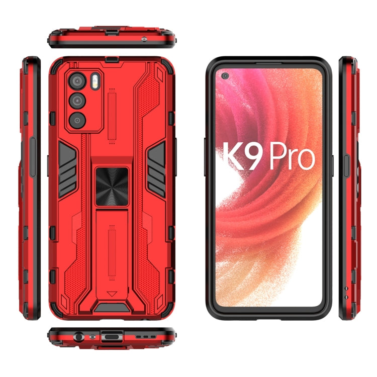 For OPPO K9 Pro Supersonic PC + TPU Shock-proof Phone Case with Holder