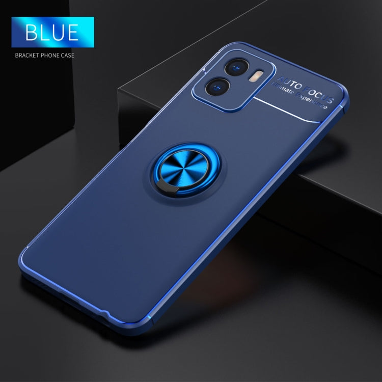 For vivo Y15 4G Metal Ring Holder 360 Degree Rotating TPU Phone Case